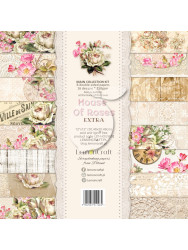 Set of scrapbooking papers - House of roses EXTRA