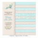 Stack of basic scrapbooking papers - Forget Me Not