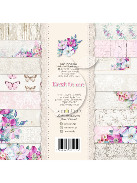 Next to me - A small pad of scrapbooking papers