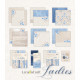 Ladies - Pad of scrapbooking papers 15x15cm