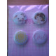 Girls's Little World - A set of self-adhesive decorations / buttons