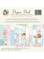 Girls Little World  - Pad of scrapbooking papers 6' x 6'