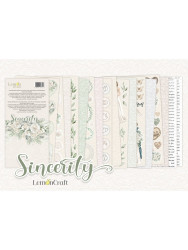Sincerity Elements for fussy cutting - Pad scrapbooking papers 15,24x30,5cm