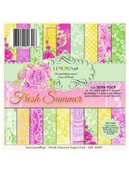 Fresh Summer - Bloczek papierów do scrapbookingu 15x15cm (6' x 6')- Lemoncraft