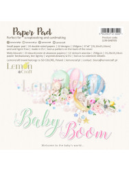 Baby Boom - Bloczek papierów do scrapbookingu 15x15cm - Lemoncraft
