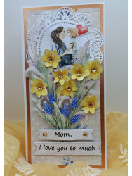 Simple and cute cards for mom