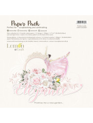 Elegance - Set of scrapbooking papers 30x30cm - Lemoncraft